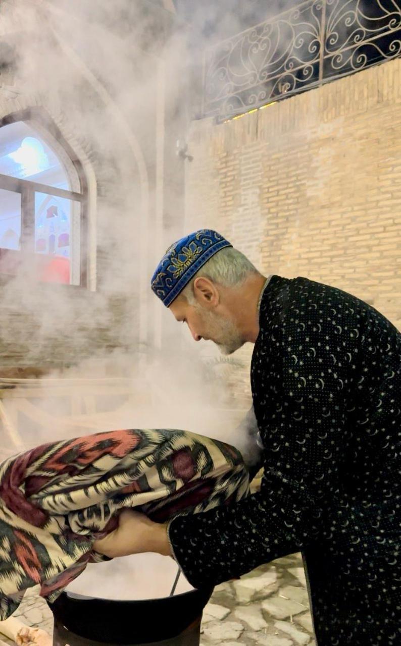 Karavansaray Khurjin Old 布哈拉 外观 照片